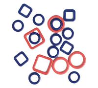 KnitPro Stitch Markers Metal Linea - 3 x 40 pcs