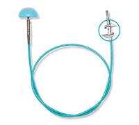 KnitPro Swivel 360° Inter. Cable for 150cm Needle - 3pcs, Blue