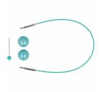 KnitPro Swivel 360° Inter. Cable for 40cm Needle - 3pcs, Blue