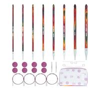 KnitPro Symfonie 2 Afghan/Tunisian Crochet Hook Set| 8 Sizes (3.5mm to 8mm)