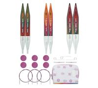 KnitPro Symfonie 2 Chunky Interchangeable Needle Set 5" (13cm) | 3 Sizes (9mm to 12mm)
