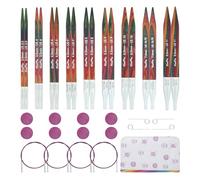 KnitPro Symfonie 2 Deluxe Interchangeable Needle Set 4" (10cm) | 9 Sizes (3mm to 8mm)