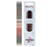 KnitPro Symfonie 2 Double Pointed Needles 4" (10cm) | 3mm