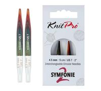KnitPro Symfonie 2 Mini Interchangeable Needles 2" (5cm) | 4.5mm