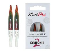 KnitPro Symfonie 2 Mini Interchangeable Needles 2" (5cm) | 5.5mm