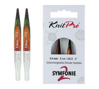 KnitPro Symfonie 2 Mini Interchangeable Needles 2" (5cm) | 5mm