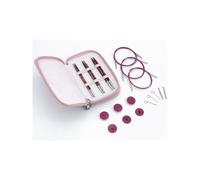 KnitPro Symfonie 2 Starter Interchangeable Circular Knitting Needle Set Wood 5"