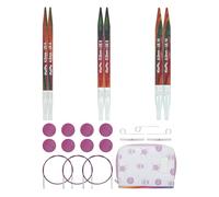 KnitPro Symfonie 2 Starter Interchangeable Needle Set 5" (13cm) | 3 Sizes (4mm to 6mm)