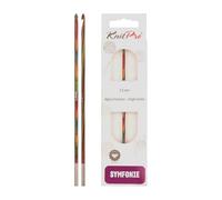 KnitPro KP20741 3 mm Symfonie Crochet Tunisian Single Ended Hooks, Multi-Color