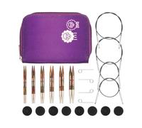 KnitPro Symfonie Deluxe Interchangeable Circular Needle Set 4" (10cm) | 6 Sizes (3.5mm to 6mm)