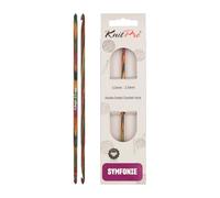 KnitPro KP20720 3 3.5 mm Symfonie Crochet Double Ended Hooks, Multi-Color