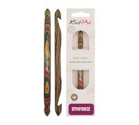 KnitPro KP20725 9 10 mm Symfonie Crochet Double Ended Hooks, Multi-Color