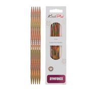 KnitPro Symfonie: Knitting Pins: Double-Ended: Set of Five: 10cm x 4.00mm