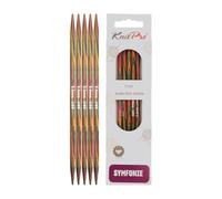 KnitPro Symfonie Double Pointed Needles 6" (15cm) | 5.00mm
