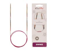 KnitPro 40 cm x 2.5 mm Symfonie Fixed Circular Needles, Multi-Color
