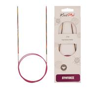 KnitPro 50 cm x 2 mm Symfonie Fixed Circular Needles, Multi-Color