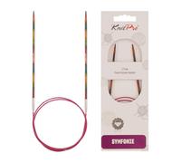KnitPro KP20384 50 cm x 2.75 mm Symfonie Fixed Circular Needles, Multi-Color