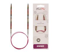 KnitPro Fixed Circular Needles Symfonie – Wooden 24" (60 cm) – 5.00 mm