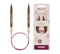 KnitPro Fixed Circular Needles Symfonie Wooden 60cm (24") 9.00mm