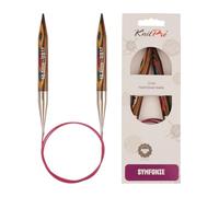 KnitPro Symfonie Wood Fixed Circular Knitting Needles - 80cm length