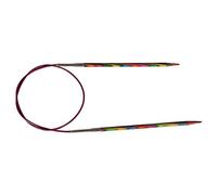 KnitPro KP20372 120 cm x 3.25 mm Symfonie Fixed Circular Needles, Multi-Color, Paars