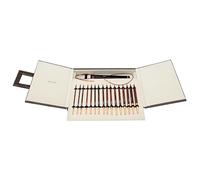 KnitPro Symfonie Rose Interchangeable Needle Deluxe Set, 8 Pairs of Knitting Needles, 60cm 80cm 100cm 120cm Cables