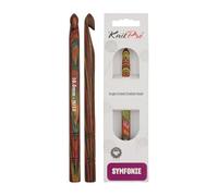 KnitPro Crochet Hook Symfonie Single Ended - 10.00mm, 15cm - Multicolor