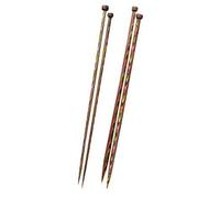 KnitPro 25 cm x 3.5 mm Symfonie Single Pointed Needles, Multi-Color