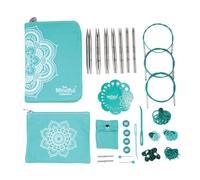 KnitPro The Mindful Collection Believe Interchangeable Needles Set 5" (13cm) | 7 Sizes (3mm to 6mm) with Accessories