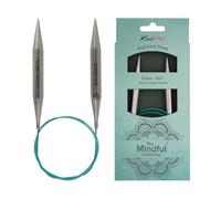KnitPro Mindful Circular Knitting Needle 10.00mm 80cm English Teal 36108