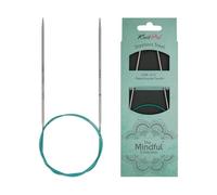 KnitPro 36113 Mindful 2.50mm English Teal Circular Knitting Needle 2.5mm 100cm