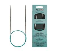 KnitPro 36117 Mindful 3.50mm English Teal 3.5mm Circular Knitting Needle 100cm