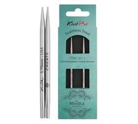 KnitPro Mindful Lace Interch. Tips 10cm 3.75mm - 3pcs, Zilver