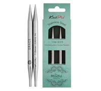 KnitPro Mindful Lace Interch. Tips 10cm 7.00mm - 3pcs, Zilver