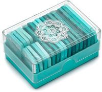 KnitPro - KnitPro Mindful Tricoter Bloqueurs - 20 Morceaux, Blue/Ecru