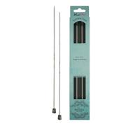 The Mindful Collection: Knitting Pins: Single-Ended: 40cm x 2.50mm Groves & Thames Silver One Size