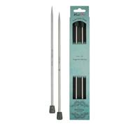 The Mindful Collection: Knitting Pins: Single-Ended: 40cm x 5.50mm Groves & Thames Silver One Size