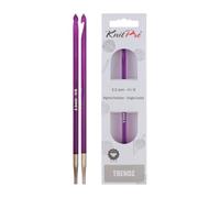 Knit Pro KP51351 Trendz: Crochet Hook: Afghan/Tunisian: Single Ended: 5.00mm, 5mm, Purple