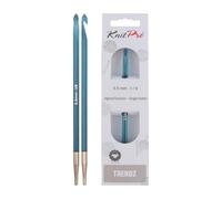 Knit Pro KP51352 Trendz: Crochet Hook: Afghan/Tunisian: Single Ended: 5.50mm, 5.5mm Turquoise