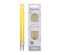 Knit Pro KP51353 Trendz: Crochet Hook: Afghan/Tunisian: Single Ended: 6.00mm, 6mm Yellow