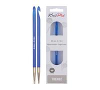 Knit Pro KP51354 Trendz: Crochet Hook: Afghan/Tunisian: Single Ended: 6.50mm, 6.5mm, Blue