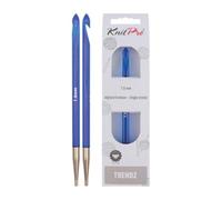 Knit Pro KP51355 Trendz: Crochet Hook: Afghan/Tunisian: Single Ended: 7.00mm, 7mm, Blue