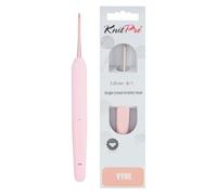 KnitPro Vybe Aluminum Crochet Hook with Rubberized Handle - 2.25mm