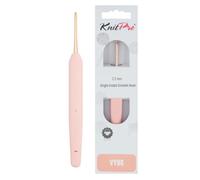 KnitPro Vybe Aluminum Crochet Hook with Rubberized Handle - 2.50mm
