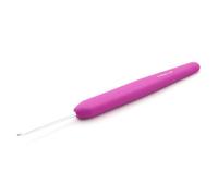 KnitPro Waves Crochet Hooks - 2.75mm Crochet Hook, Ergonomic Soft Handles, Soft Rubber Grip for Arthritic Hands, Light & Comfortable Crochet Needles for Knitting, Magenta
