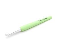 KnitPro Waves Crochet Hooks - 9mm Crochet Hook, Ergonomic Soft Handles, Soft Rubber Grip for Arthritic Hands, Light & Comfortable Crochet Needles for Knitting, Pistachio Bliss
