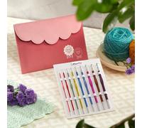 KnitPro ZING crochet hooks set, sizes 2-6mm, NEW