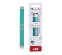 KnitPro Zing Double Pointed Needles 6" (15cm) | 3.25mm