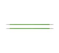 Knit Pro KP47007 Zing: Double Ended Knitting Pins: 15cm x 3.50mm, Green