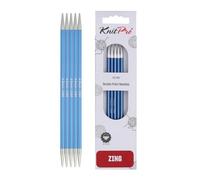 KnitPro Double Pointed Needles Zing, 6" (15 cm), 4.00 mm, Set of Five